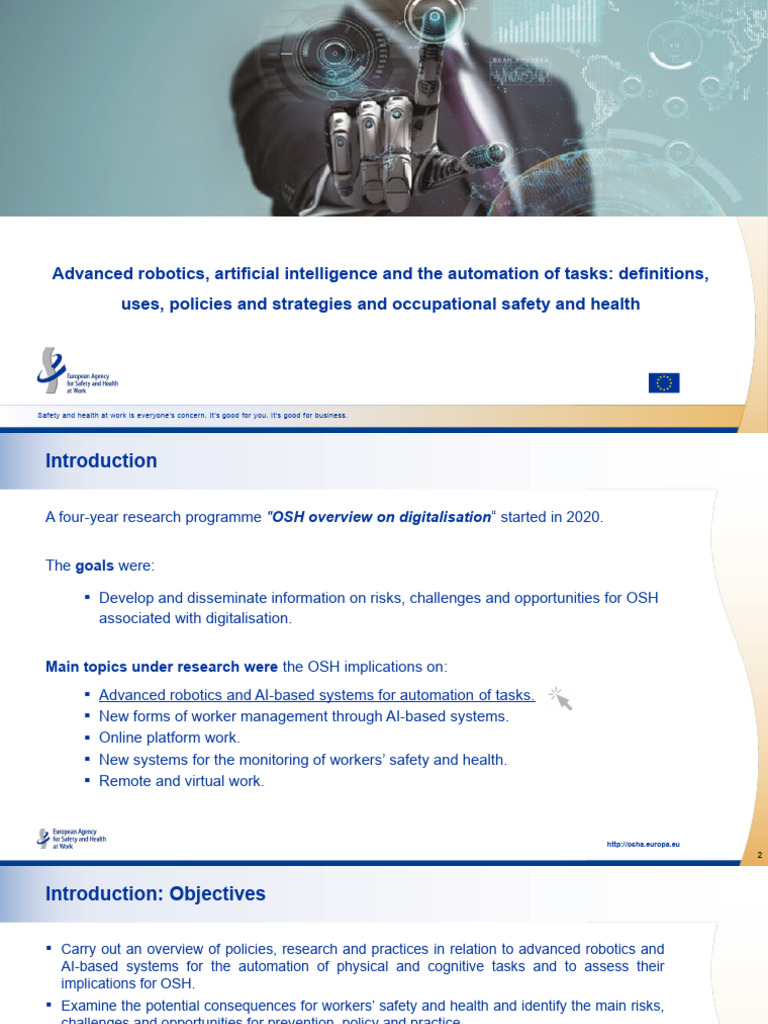 AI and Robotics Impact on Workplace Safety | PDF | Artificial ...