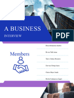 A Business Interview