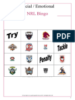 NRL-Bingo Instructions