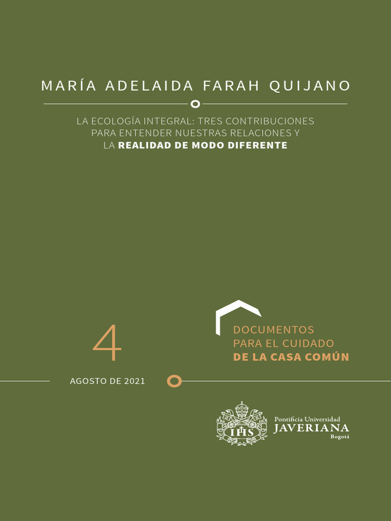 Ecologia Integral 17ago | PDF | Papa Francisco | Ciencias de la Tierra