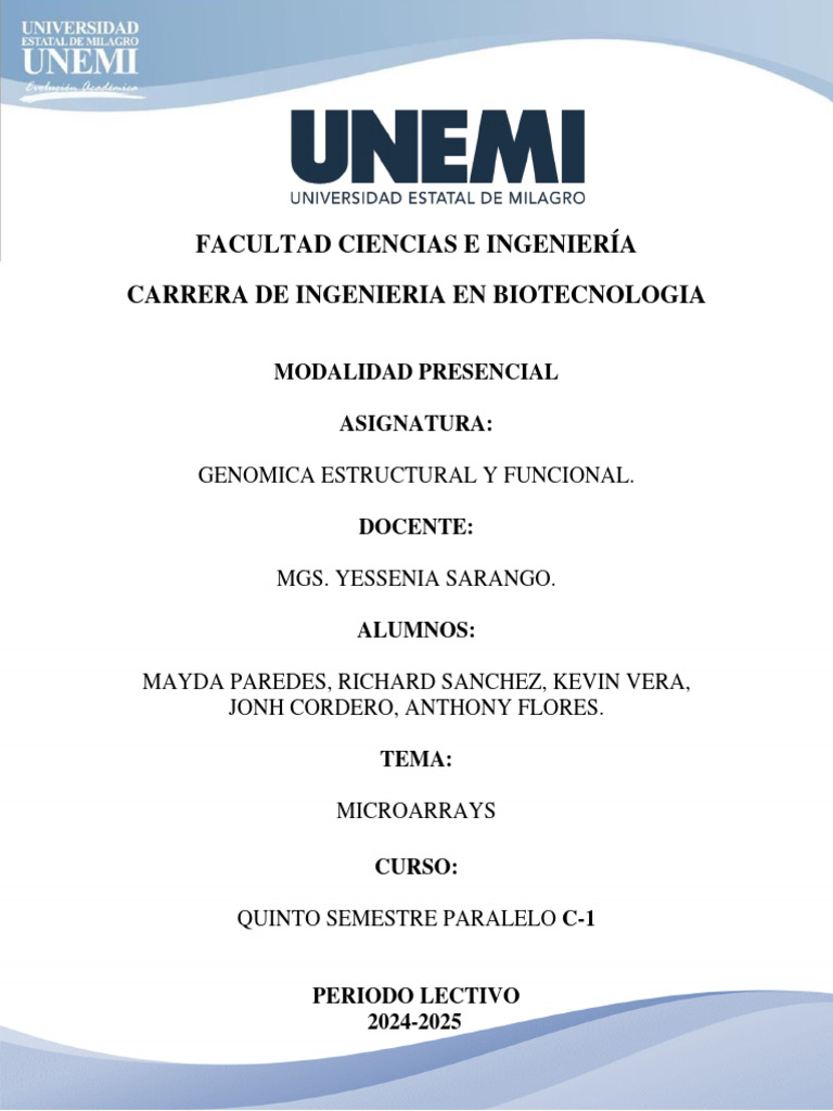 Aplicaciones de Microarrays en Biotecnología | PDF | Gene | Adn Microarray