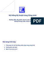 Hướng dẫn vận hành và bảo trì hệ thống PCCC