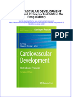 Cardiovascular Development Methods and Protocols 2Nd Edition Xu Peng Editor Online Ebook Texxtbook Full Chapter PDF