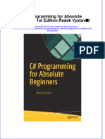C Programming For Absolute Beginners 1St Edition Radek Vystavel Online Ebook Texxtbook Full Chapter PDF