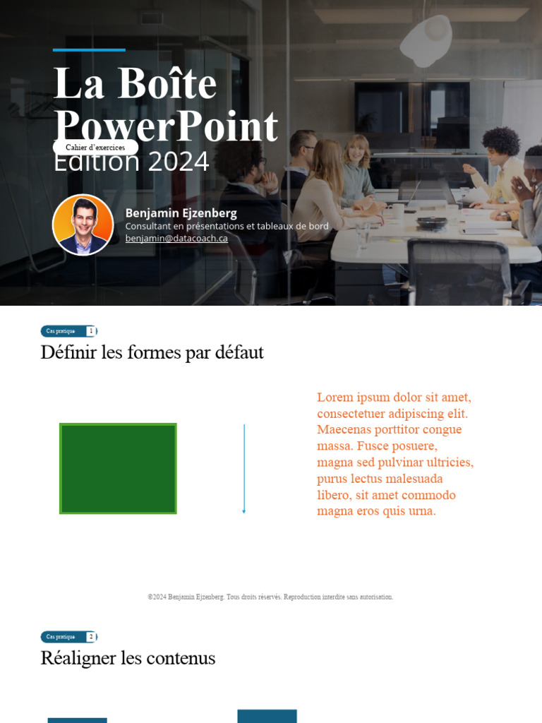Cahier d'exercices PowerPoint 2024 | PDF