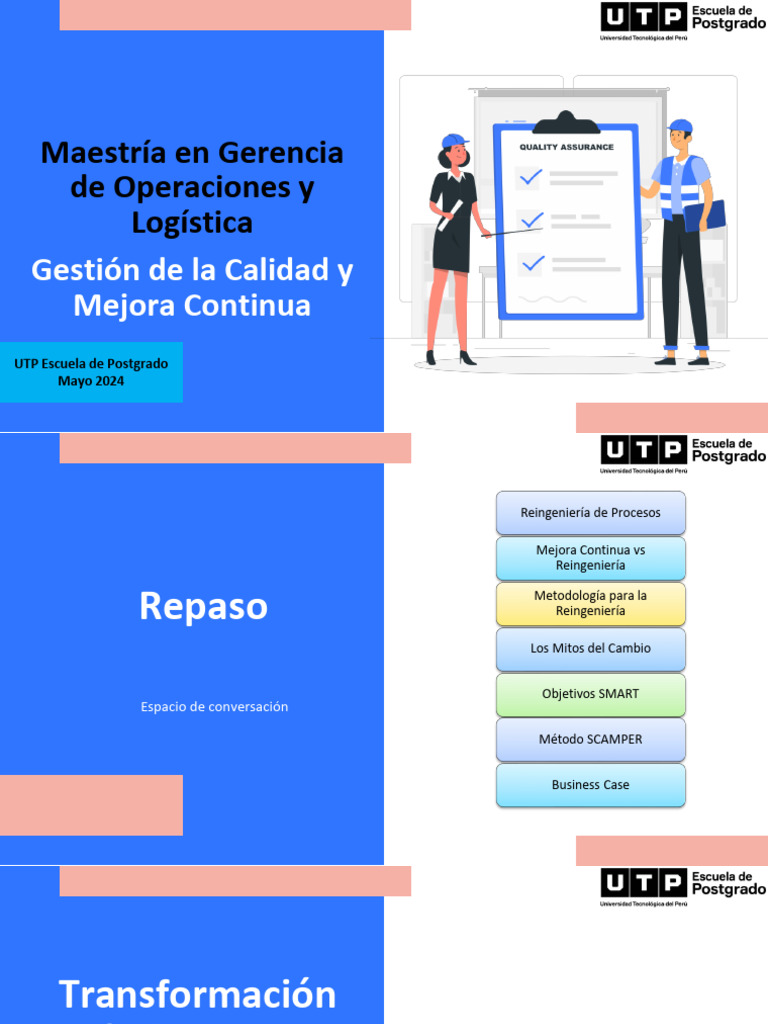 S6 Gestion de La Calidad y Mejora Continua 202405 - Costos | PDF ...