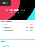 TikTok Shop Seller Center Guideline 4 July 2021