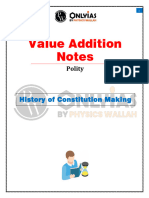 Value Addition Notes (History of Constitution Making ) __ PDF Only