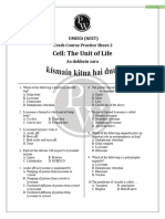 Cell - The Unit of Life (Part 2) - Practice Sheet