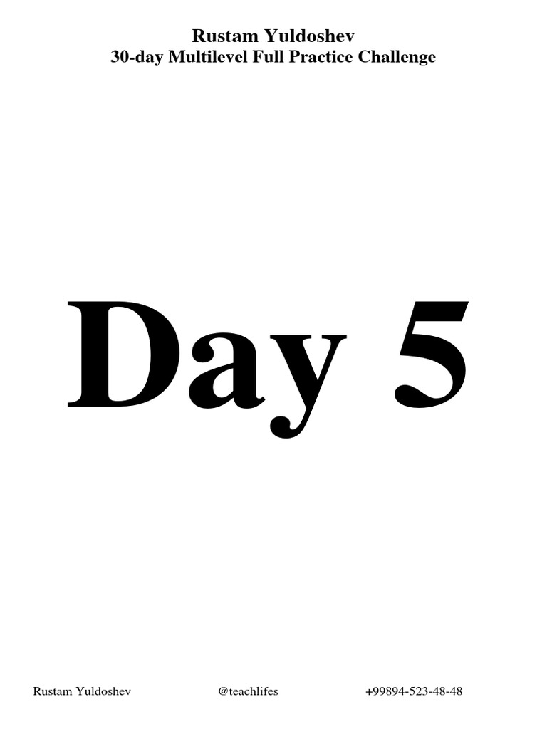 Day 5 | PDF