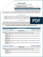 Free Resume Template From MPA