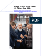 Ebook Cambridge Legal Studies Stage 6 Year 11 5Th Edition Kate Dally Online PDF All Chapter