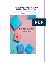 Download Business Statistics A First Course Global Edition David M Levine online ebook  texxtbook full chapter pdf 