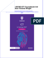 Cambridge Igcse Ict Cours3Rd Edition Victoria Wright Online Ebook Texxtbook Full Chapter PDF