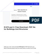 IS 875 Part 2 - Free Download .PDF File For Buildings and Structures