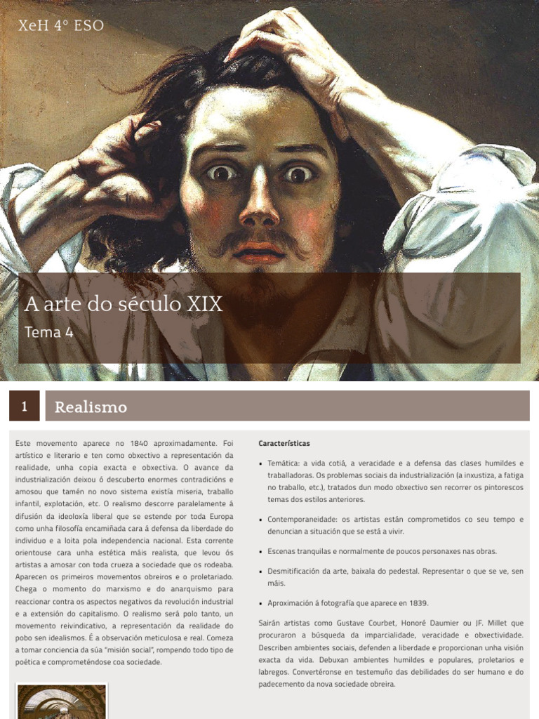 04 A Arte Do Século XIX | PDF