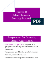 Chapter 10 ethical issue in nursing research 