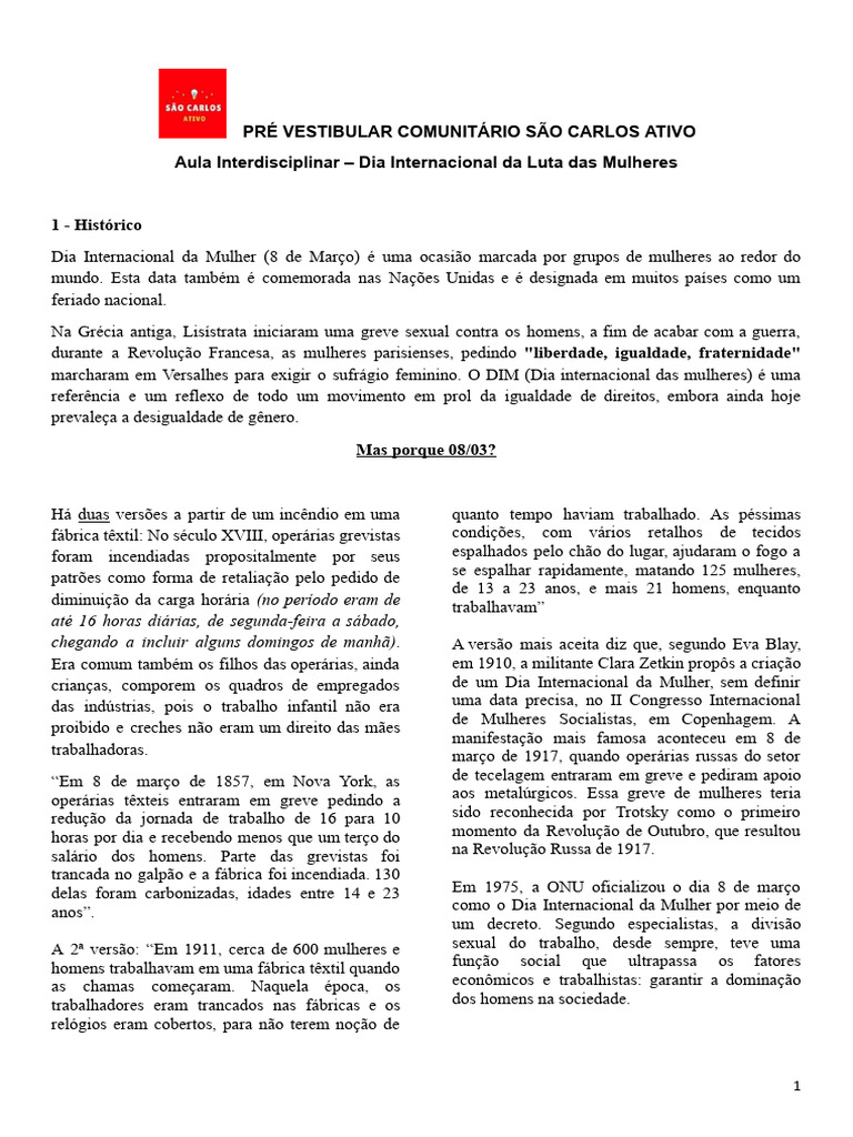 Aula interdisciplinar genero 2024 conteudo docx documentos google
