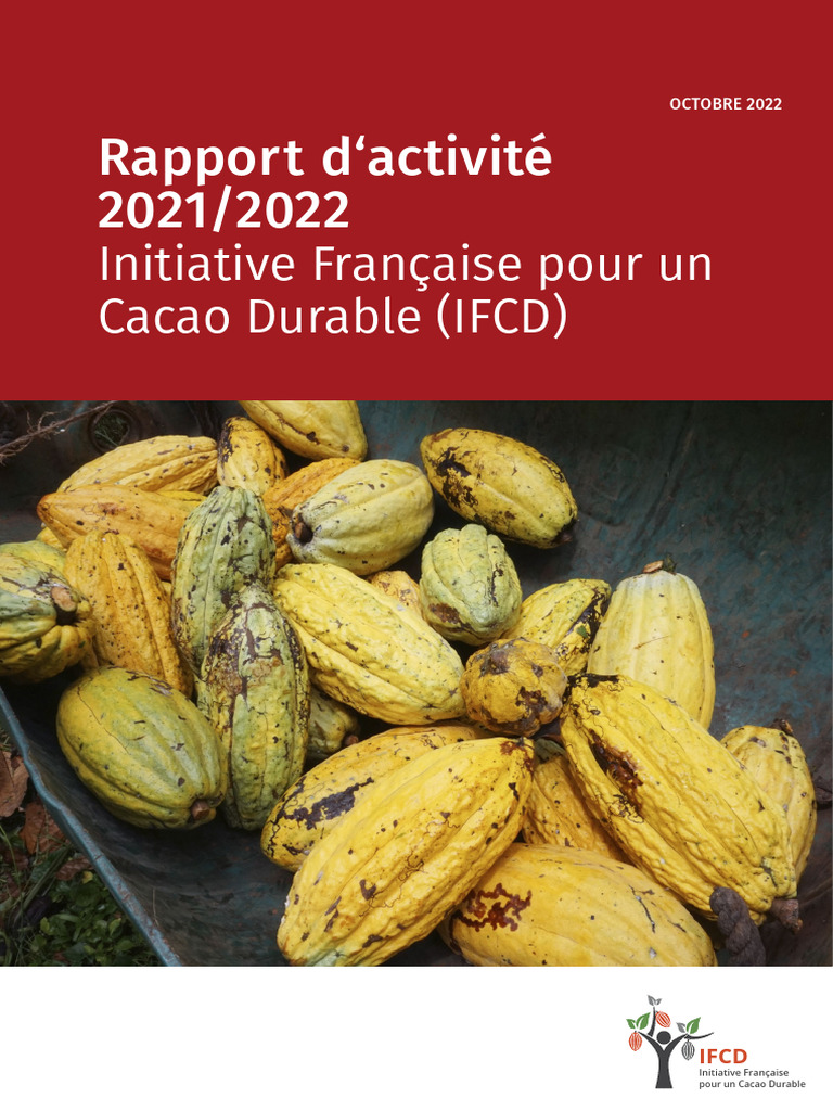 Rapport IFCD 2021/2022 sur le cacao durable | PDF | Solides de cacao ...