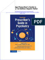Cambridge Prescribers Guide in Psychiatry 1St Edition Sepehr Hafizi Online Ebook Texxtbook Full Chapter PDF