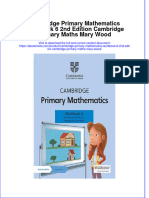 Cambridge Primary Mathematics Workbook 6 2Nd Edition Cambridge Primary Maths Mary Wood Online Ebook Texxtbook Full Chapter PDF