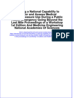 Download Building A National Capability To Monitor And Assess Medical Countermeasure Use During A Public Health Emergency Going Beyond The Last Mile Proceedings Of A Workshop 1St Edition And Medicine Engineeri online ebook  texxtbook full chapter pdf 