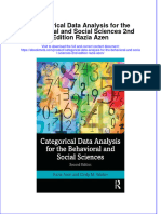 Ebook Categorical Data Analysis For The Behavioral and Social Sciences 2Nd Edition Razia Azen Online PDF All Chapter