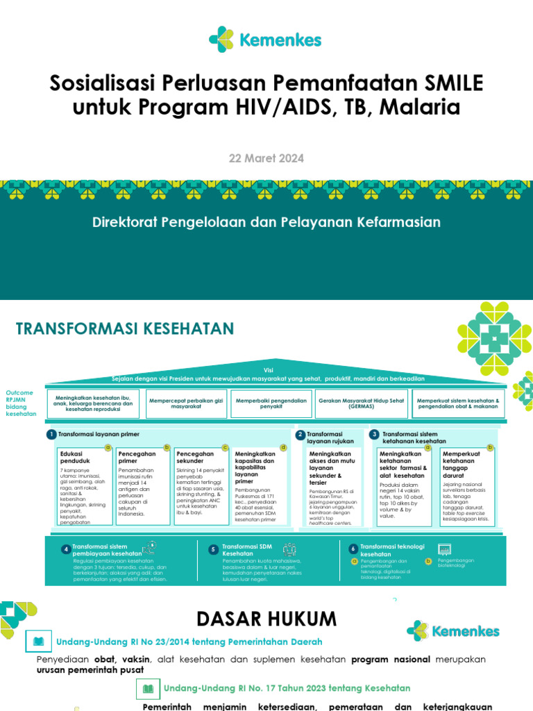 Sosialisasi Program SMILE untuk Kesehatan | PDF | Kesehatan Holistik