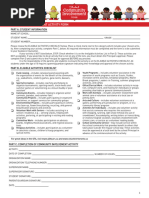TDSB Community Involvement Form | PDF