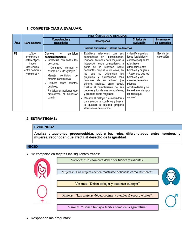 Desafiando Estereotipos de Género | PDF | Igualdad de género | Estudios ...