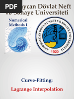 Numerical Methods II - Curve-Fitting II