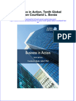 Business in Action Tenth Global Edition Courtland L Bovee Online Ebook Texxtbook Full Chapter PDF
