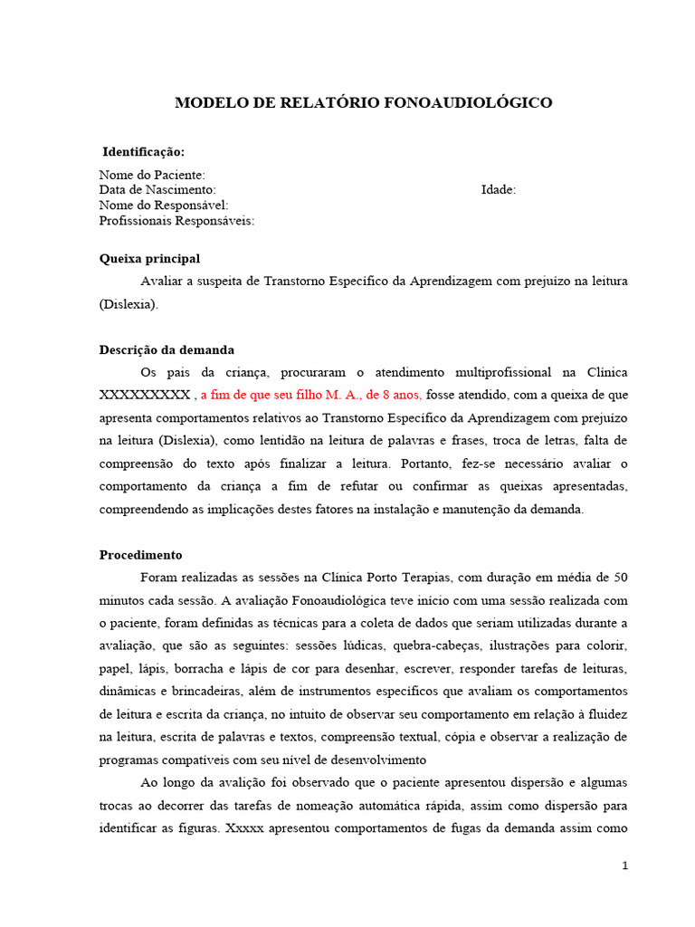 modelo-de-relat-rio-fonoaudiol-gico-1-pdf-dislexia-aprendizado