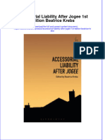 Ebook Accessorial Liability After Jogee 1St Edition Beatrice Krebs Online PDF All Chapter