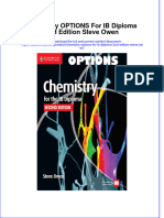 Download ebook Chemistry Options For Ib Diploma 2Nd Edition Steve Owen online pdf all chapter docx epub 