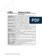 Marginal Costing BCom VI Sem