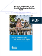 Download Climate Change And Health In The Western Pacific Region 1St Edition Wpro online ebook  texxtbook full chapter pdf 