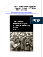 Download ebook Civil Liberties And Human Rights In Twentieth Century Britain 1St Edition Chris Moores online pdf all chapter docx epub 