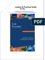 Ebook Civil Procedure A Practical Guide VV Aa Online PDF All Chapter