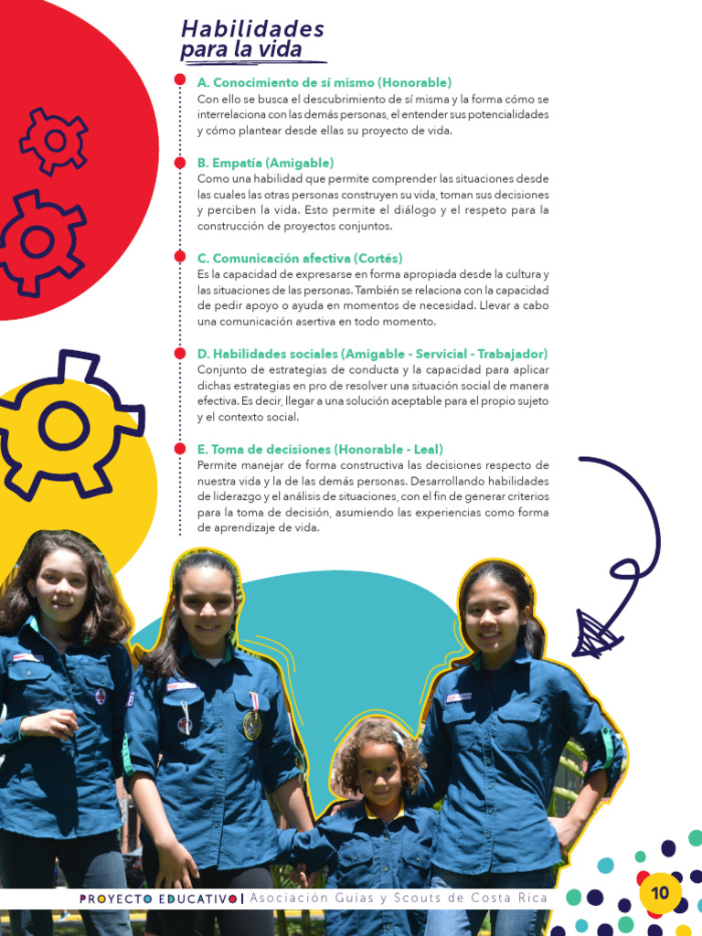 Habilidades para la Vida en Costa Rica | PDF | Las emociones | Liderazgo