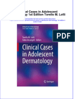 Ebook Clinical Cases in Adolescent Dermatology 1St Edition Torello M Lotti Online PDF All Chapter