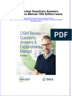 Cism Review Questions Answers Explanations Manual 10Th Edition Isaca Online Ebook Texxtbook Full Chapter PDF