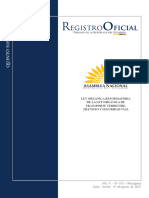 Ley Organica de Transporte, Terrestre, Transito y Seguridad Vial