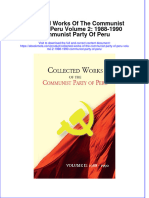 Ebook Collected Works of The Communist Party of Peru Volume 2 1988 1990 Communist Party of Peru Online PDF All Chapter