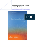 Download ebook Combinatorial Convexity 1St Edition Imre Barany online pdf all chapter docx epub 