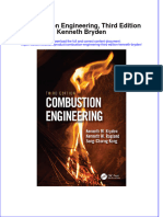 Download ebook Combustion Engineering Third Edition Kenneth Bryden online pdf all chapter docx epub 