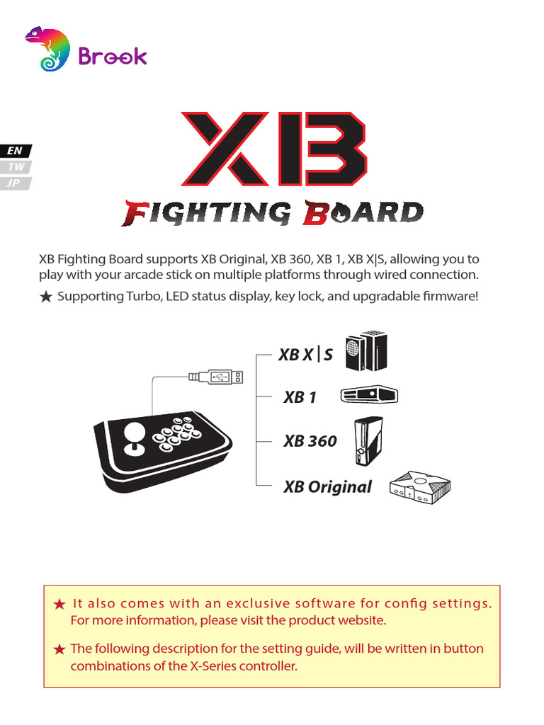 Multi-Platform XB Fighting Board Guide | PDF | Xbox | Computing
