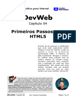 04 - Primeiros Passos HTML