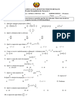 Acp - Final Ciencias e Letras - i - Trimestre 12a Classe