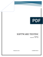 Software Testing Assignemnt 2